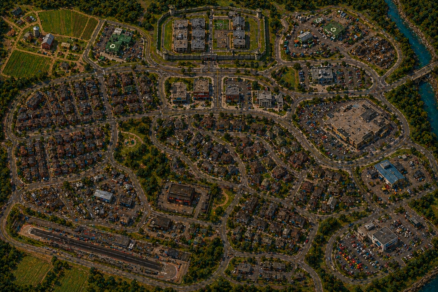 Mapa da cidade